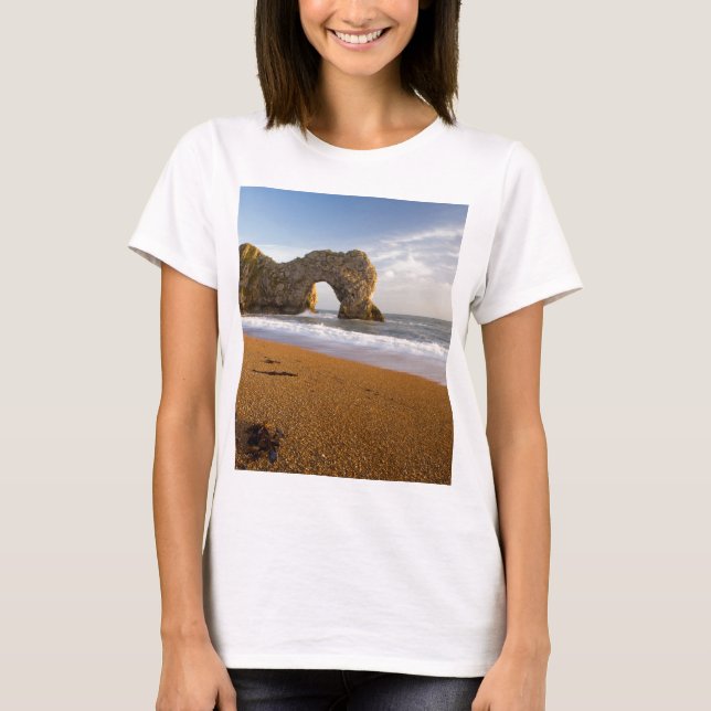 Båge Dorset England för Durdle dörrsten Tee Shirt (Framsida)