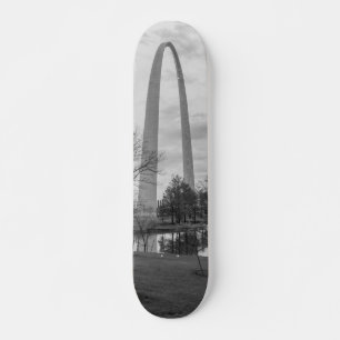 Båge från parken gråskala mini skateboard bräda 18,5 cm