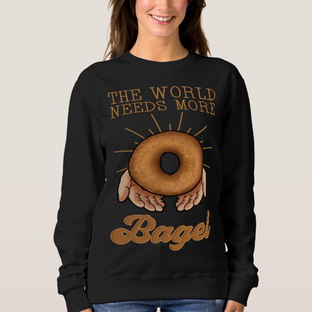 Bagel Baker Roll  Ring Shaped Baked Jewish Bread B T Shirt (Framsida)