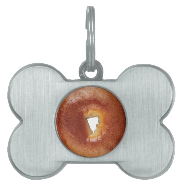 Bagel Beagle Namnbricka Husdjur (Framsidan)