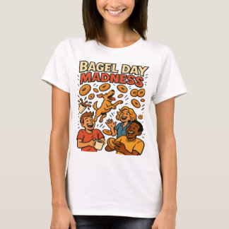 Bagel Day Galenhet Funny Retro Art T Shirt