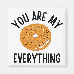 Bagel, du är ju mitt allt roligt magnet