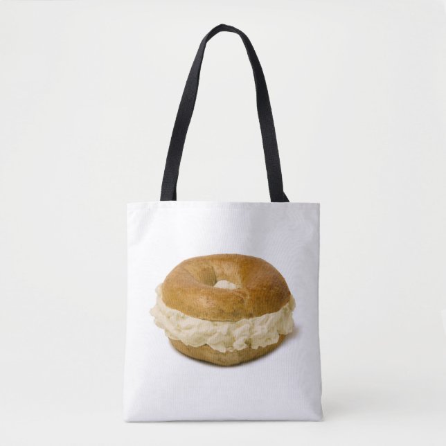 Bagel & gräddost tygkasse (Framsida)