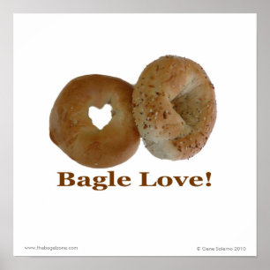 Bagel Kärlek! Poster