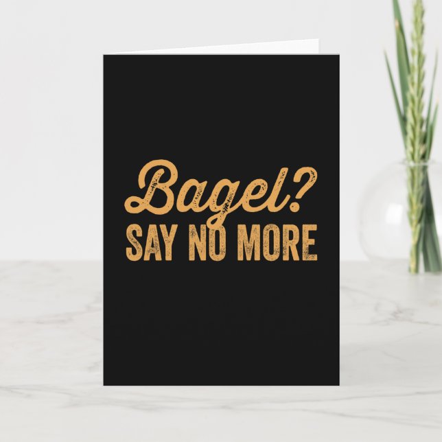 Bagel Kort (Framsida)