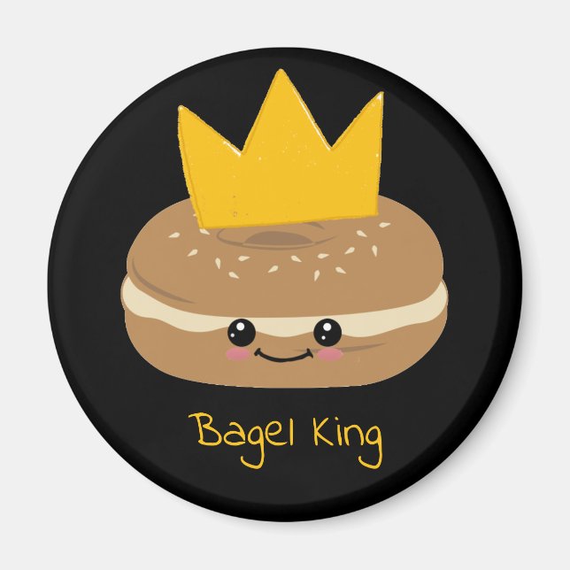 Bagel Kung Bagel Buddies Magnet (Framsidan)