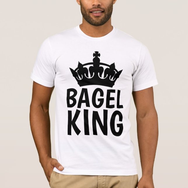 BAGEL KUNG Manar, halvskjortor T Shirt (Framsida)