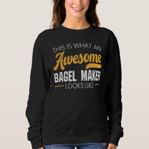 Bagel Maker Foodie Bread Bakery Food Jewish Sesame T Shirt