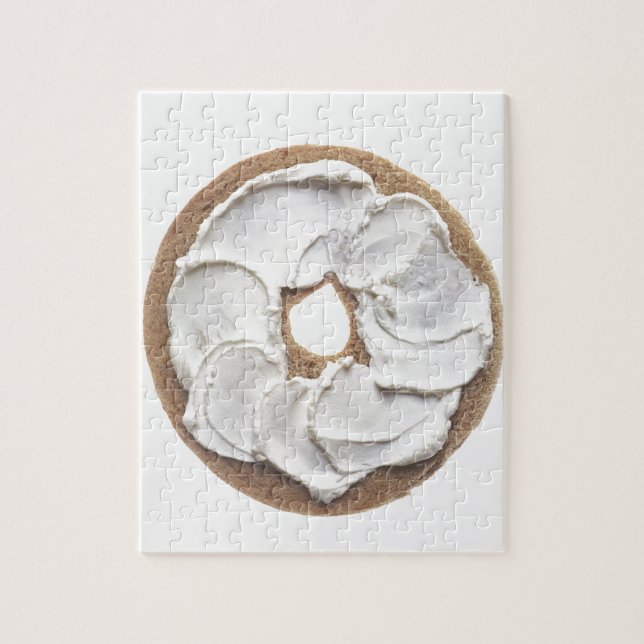 Bagel med Cream Cheese Pussel (Vertikal)