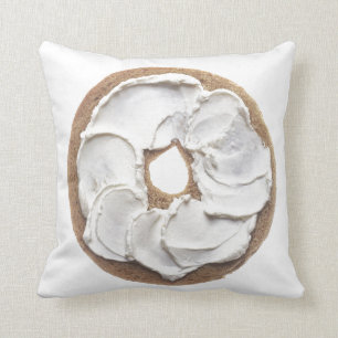 Bagel med gräddost kudde
