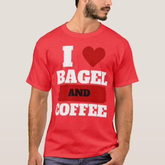bagel och kaffe kaffe möter bagel citat present fl t shirt