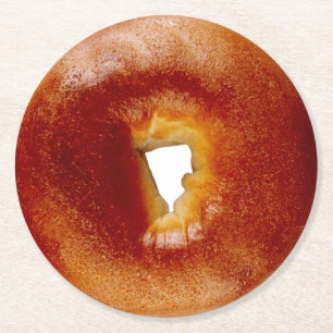 Bagel Papper Underlägg Rund