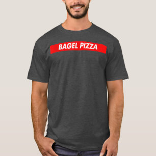 Bagel Pizza Red Box Logotyp Funny T-Shirt Copy