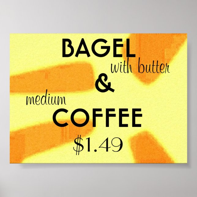 bagel poster (Framsidan)