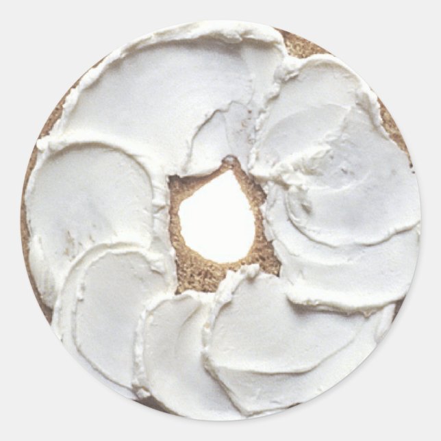 Bagel Runt Klistermärke (Framsida)