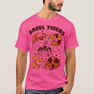 Bagel Tigers Breakfast Animals by Tobe Fonseca T Shirt