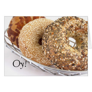 Bagels! Hälsningskort
