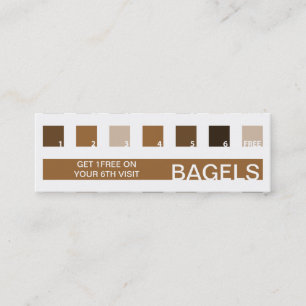 BAGELS-kundvärdering (modets kvadrat) Lojalitetskort