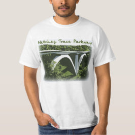 Bågen för den Natchez Tracegångallén överbryggar Tee Shirt