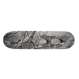 Bågen överbryggar över den djupfryst floden i skateboard bräda 21,5 cm