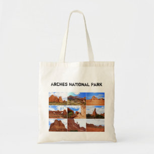 BågenationalparkCollage, Utah, hänger lös Tygkasse