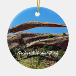 Bågenationalparkprydnad Julgransprydnad Keramik