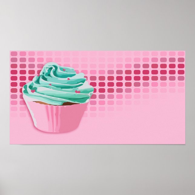 Bagerbröd: cupkaka poster (Framsidan)