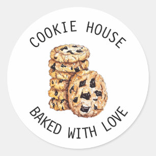Bageri Cookie Cakes Bagare Etikett