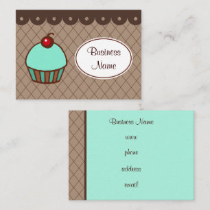 Bageri Cupcake Affärskort Visitkort