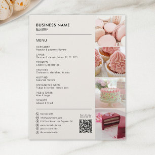 Bageri Cupcake Tårta Butik Meny Verksamhet