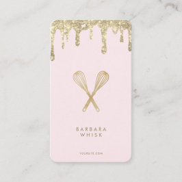 Bageri för Glitter-vete i modern Guld-drivrutin Visitkort