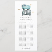 Bageri Konditor Vattenfärg Bakredskap 