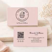Bageri Rosa Logotyp QR Sociala Medier