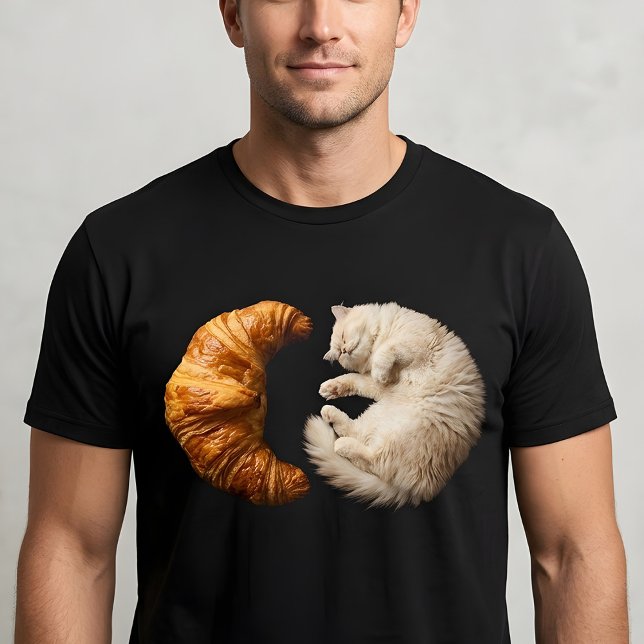 Bageriälskarkatt – Croissantkatt T Shirt (Skapare uppladdad)