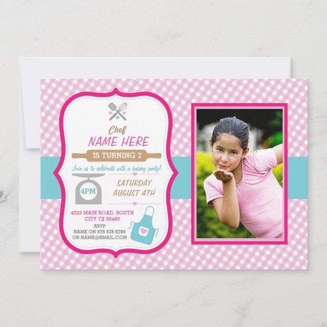 Bagerier som slår alla ålders Födelsedagsfester fl Inbjudningar (Framsida)