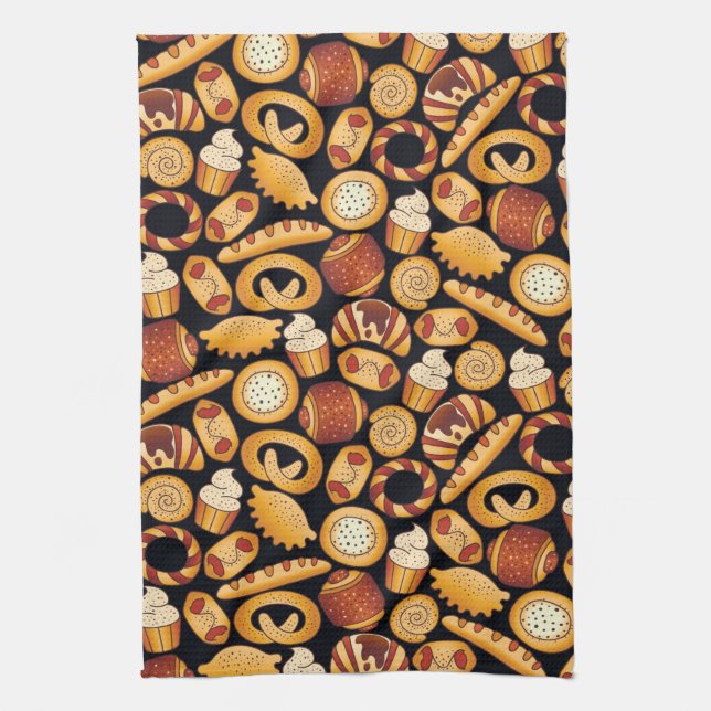 Bageriprodukter Kökshandduk (Vertikal)