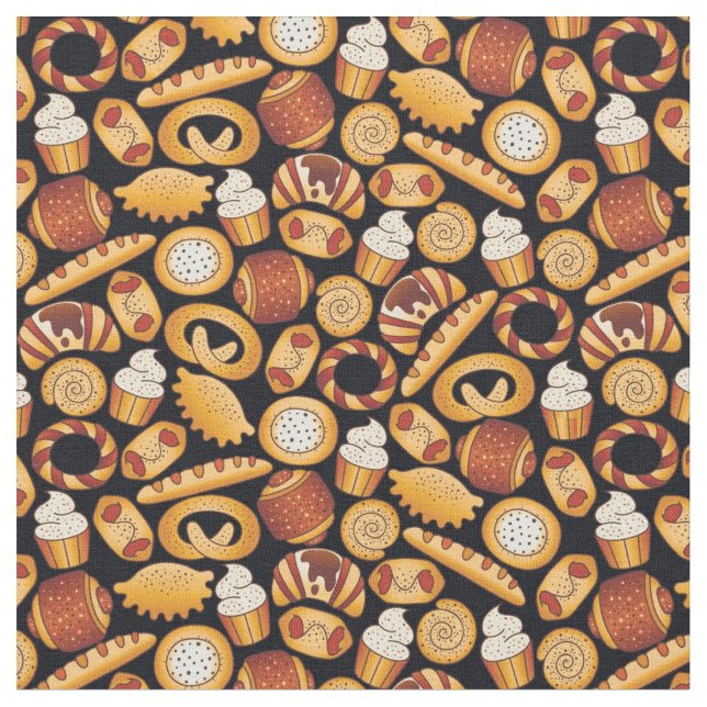 Bageriprodukter Tyg (Närbild)