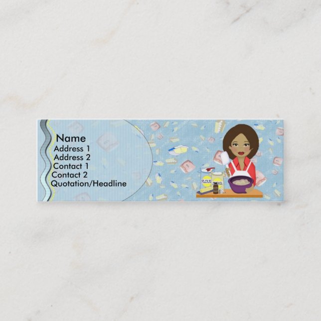 Bagerit profilerar kortet mini visitkort (Framsida)