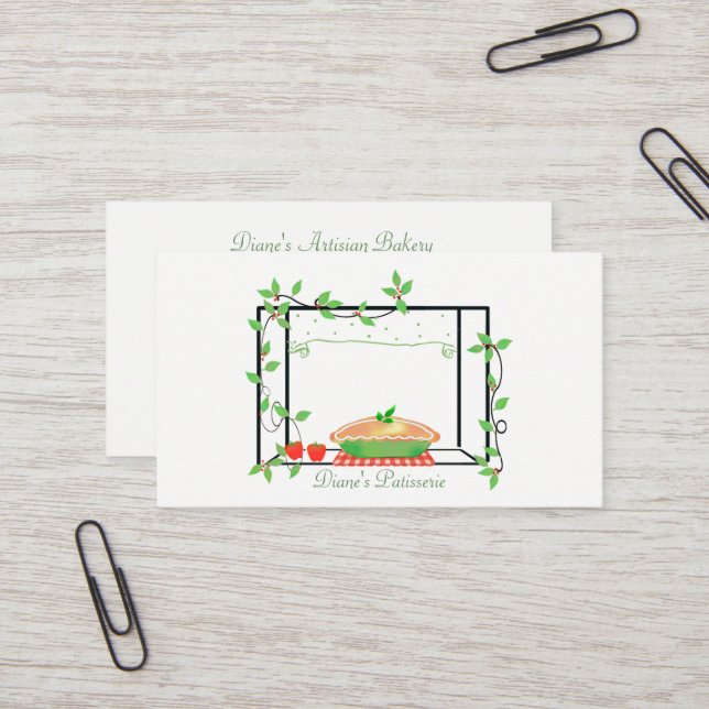 Bagerivisitkort Visitkort (Fram/Back In Situ)