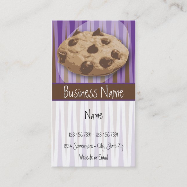 Bagerivisitkort Visitkort (Framsida)