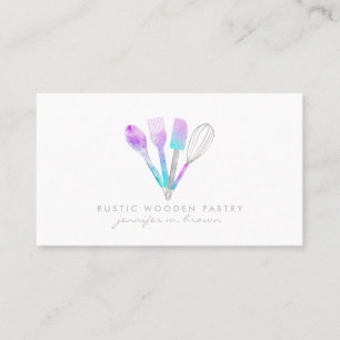 Bagerspoon Rullande kakor glitter Visitkort