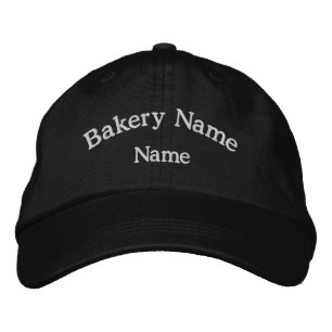 Bagery Namn Embroized Black Hat Broderad Keps