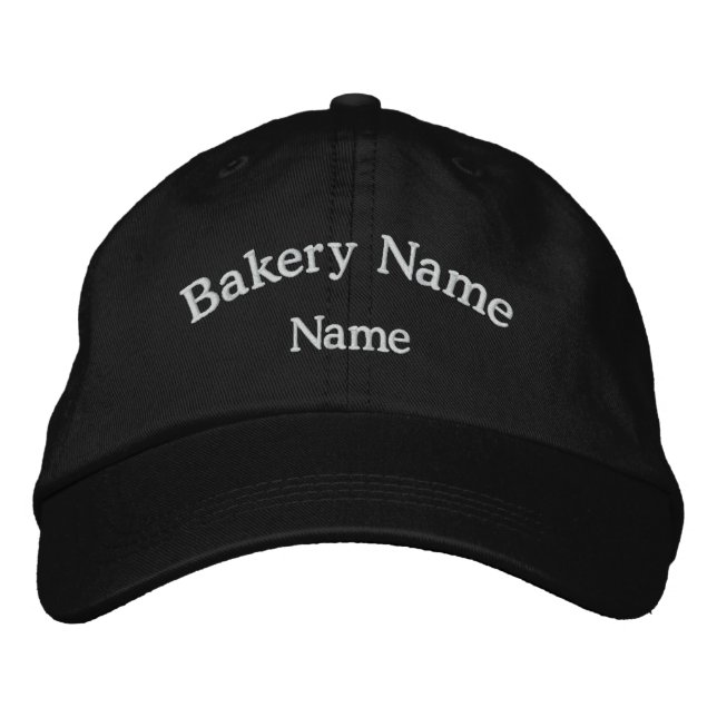 Bagery Namn Embroized Black Hat Broderad Keps (Framsida)