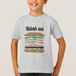 Bagett för Banh Mi vietnamesisk smörgåsfranskbr T Shirt