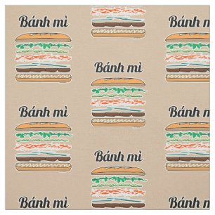 Bagett för Banh Mi vietnamesisk smörgåsfranskbr Tyg