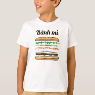 Bagett för Banh Mi vietnamesisk smörgåsfranskbröd T Shirt
