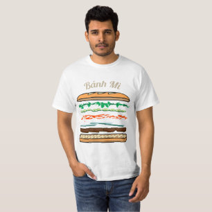 Bagett för Banh Mi vietnamesisk smörgåsfranskbröd T Shirt