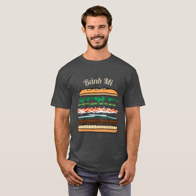 Bagett för Banh Mi vietnamesisk smörgåsfranskbröd Tröja (Hel framsida)