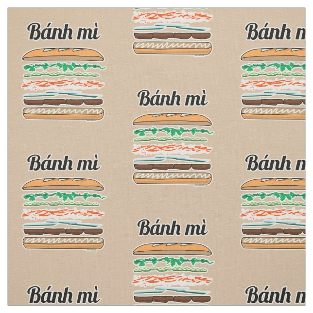 Bagett för Banh Mi vietnamesisk smörgåsfranskbröd Tyg (Provkarta)