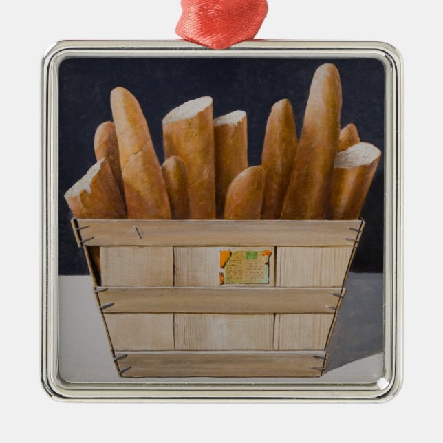 Bagetter 2010 julgransprydnad metall (Framsidan)